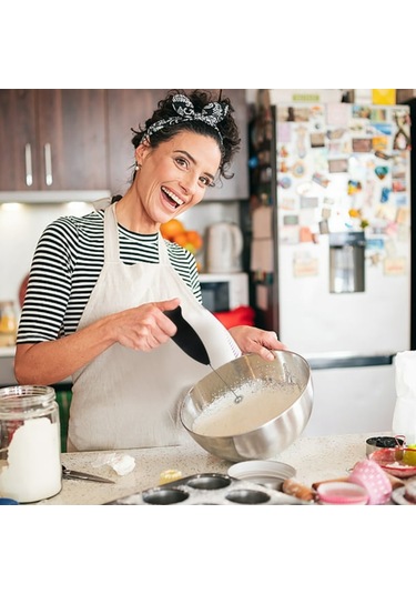 Shineyee El Tutulu Paslanmaz Çelik Kahve Süt Köpürtücü, Ev Ve Seyahat İçin Elektrikli Blender Pil Dahil Değil - 1 Adet Siyah