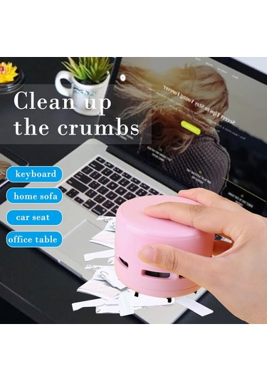 Singree Tenwın Taşınabilir Mini Elektrikli Süpürge - Masa, Araç Ve Ev Kullanımı İçin Tw8050 Pembe Model