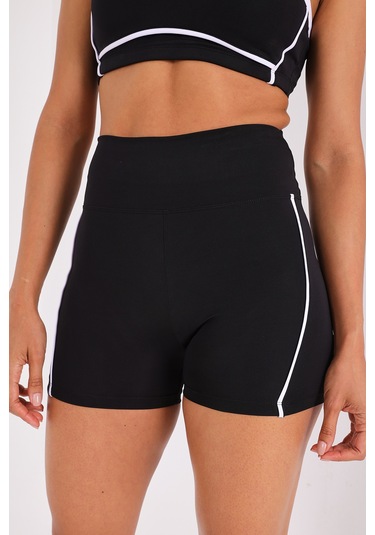 Scorp Omni Kadın Spor Biker Tayt Siyah STANDART