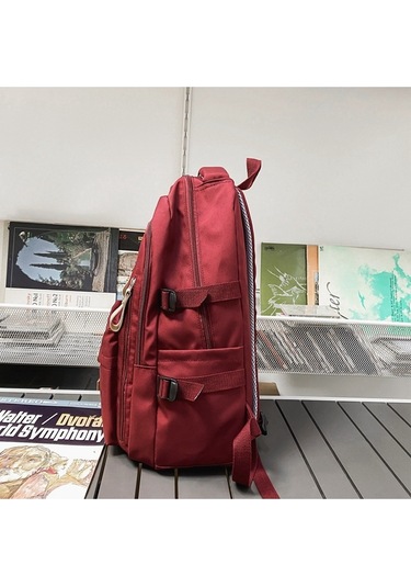 Şık Ve Sonuç Öğrenci Okul Çantası-kırmızı