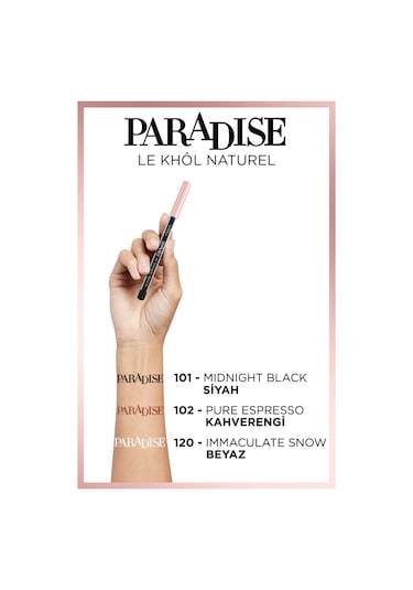 L'Oreal Paris Paradise Le Khol Göz Kalemi 120 Immaculate Snow