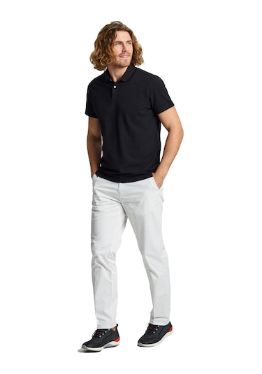 Slam Slam Deck Polo Erkek Siyah Tişört W01 SIYAH