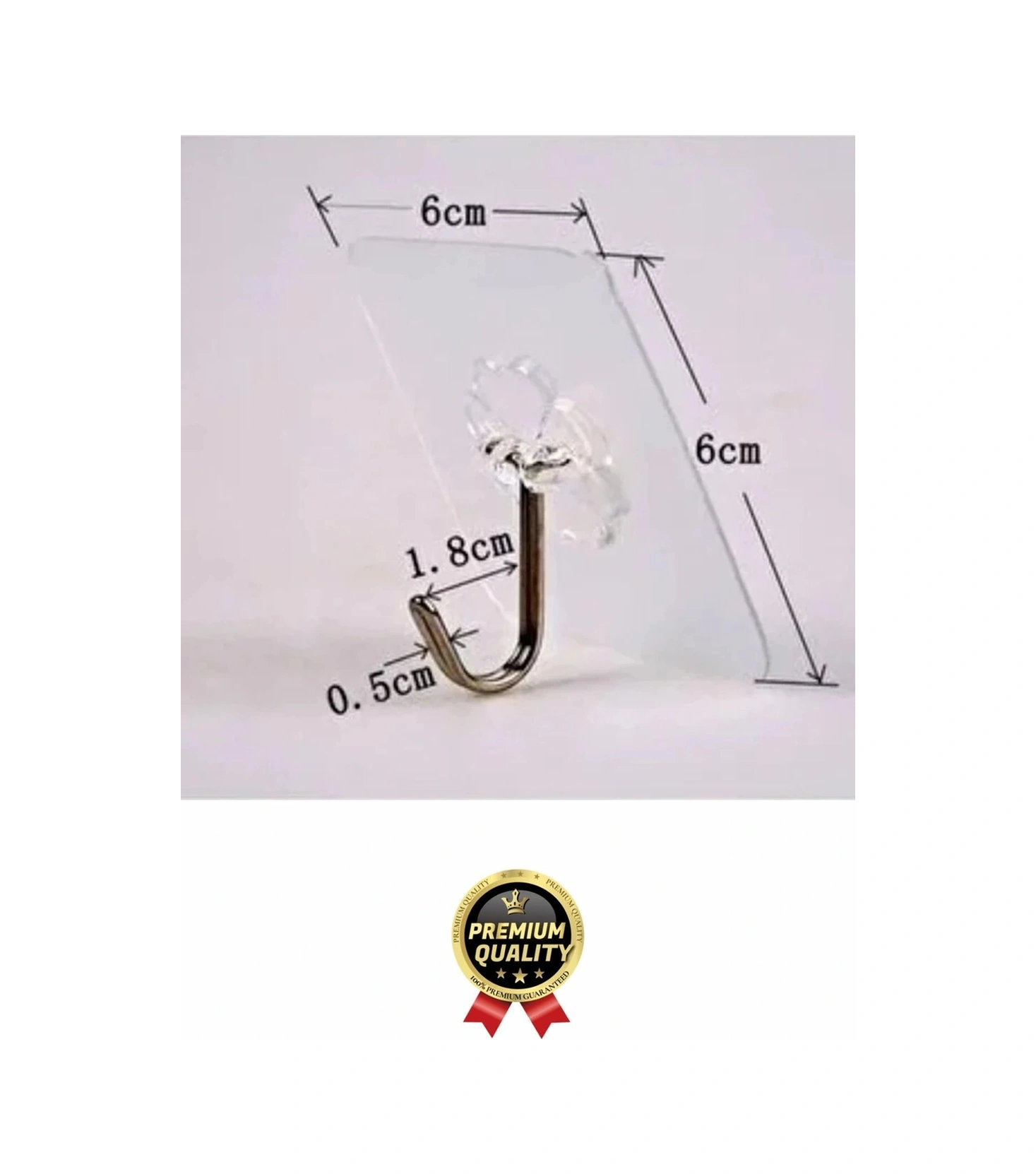 Çok Amaçlı Süper Güçlü Kendinden Yapışkanlı Kolay Montaj Duvar Mutfak Şeffaf Askılık Kancalı Askı Çok Renkli