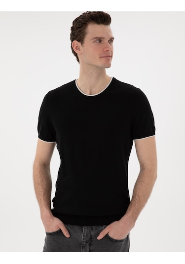 Pierre Cardin Erkek Siyah Kazak /triko 50307401-vr046 Siyah