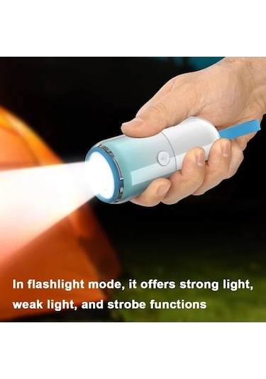 Pazly Yeşil Yürüyüş Su Geçirmez Şarjlı Led Kamp Lambası Gece Feneri Balıkçılık Acil 7 Yeşil Yeşil