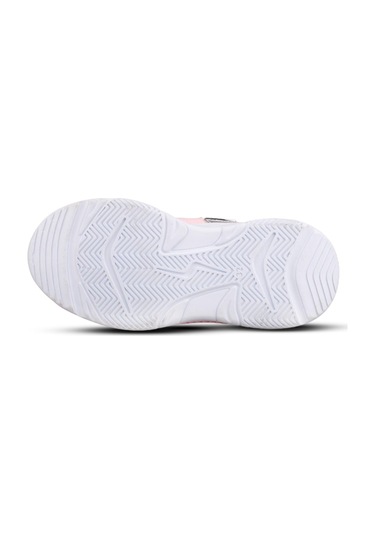 Büyük Kız Çocuk Cırtlı Beyaz-mor Sneaker Beyaz - Mor