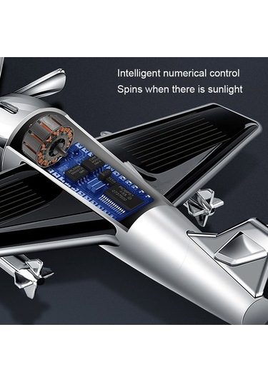 Sones Güneş Arabası Uçak Süs Katı Aroma Difüzör Araba Dönen Dekorasyon Ürünleri