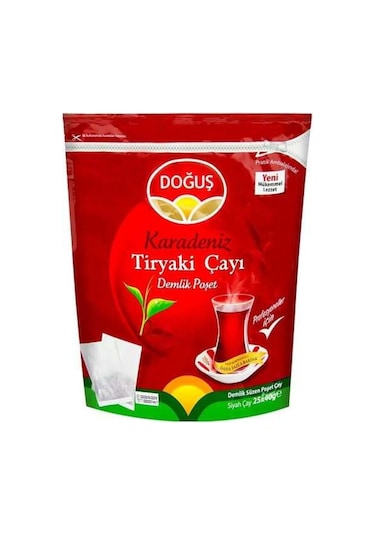 Doğuş Karadeniz Tiryaki Demlik Poşet Çay 25x40 Gr