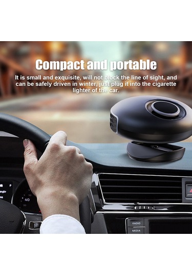Ximistore9 12v/24v Araç Isıtıcı - Yaz Kış Kullanım, Hızlı Isınma Ve 360 Dönebilir Tasarım