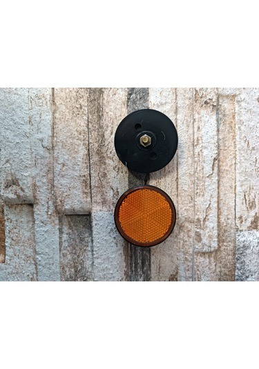 Motosiklet Reflektör Çift Turuncu