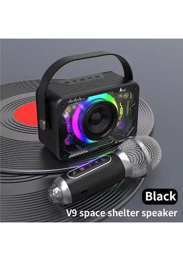 Ceylan Adam Vtn-82 Taşınabilir Kablosuz Işıklı Bluetooth Hoparlör Ses Değiştirme Özellikli