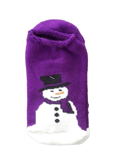 Kadın Erkek Termal Yılbaşı Çorabı Görünmez Kalın Sıcak Hediyelik 001