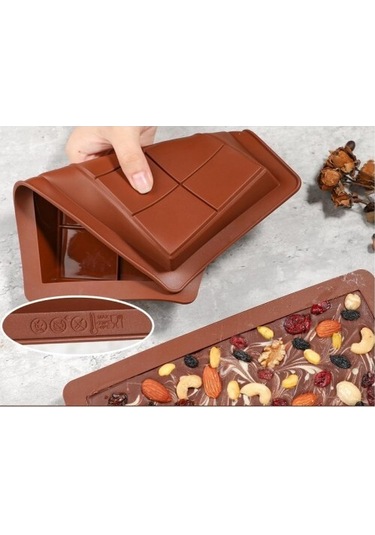 Silikon Dubai Çikolata Kalıbı Çok Renkli