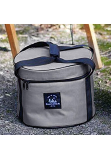 Suntek Büyük Kapasiteli Kamp Çantası Taşınabilir Aşınmaya Gri