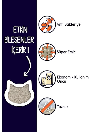 Sıvocat Topaklanan Doğal Kedi Kumu 6 L