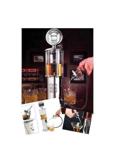 Bar Butler - İçki İstasyonu İçecek Pompası Çok Renkli