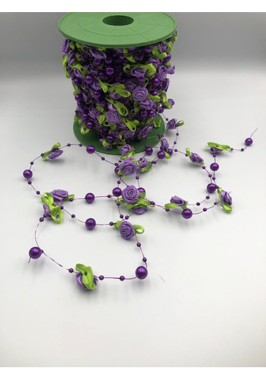 Mor Güllü Misinalı 3 Metre