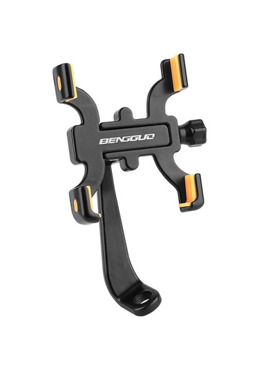 Bengguo-teleskopik Telefon Montajlı Bisiklet Telefon Tutucu Y29308-c Siyah