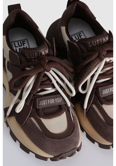 Lufian Yoko Kadın Sneaker Ayakkabı Kahve Kahve