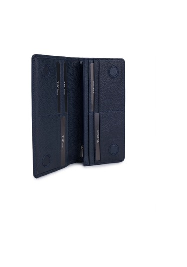 Tamer Tanca Erkek Hakiki Deri Lacivert Cüzdan Cuzdan 1148 1044 Erk Czdn Sk25-26 Lacı Fltr Lacivert