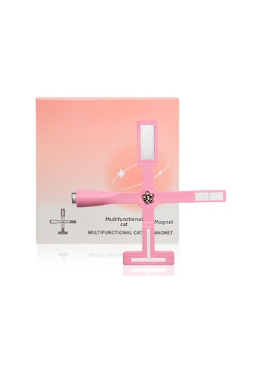 Pembe Kedi Gözü Oje 5i Bir Arada Mıknatıs Cat Eye Magnet