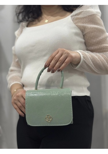 Biçomi Mint Cilt Krash Çanta Mint