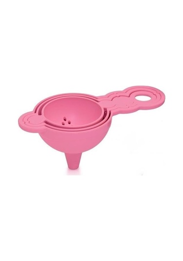 9026103271759drvs1 - Buffer Pratik Yumurta Süzgeci Mini Süzgeç Huni Seti Hepsi Bir Arada Çok Renkli