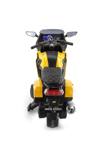 Baby2go 2293 Speed Akülü Motorsiklet Sarı Sarı