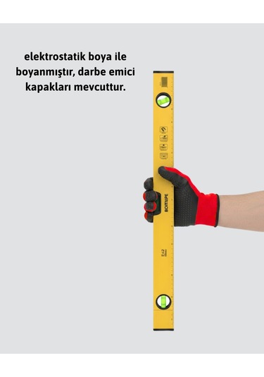 Dayanıklı Plastik Gövdeli 600 Mm Su Terazisi