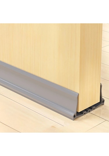 Chuangyinshop Premium Kapı Altı Contası Kahverengi Ses Yalıtımı Su Geçirmez Rüzgar Önleyici Kahverengi