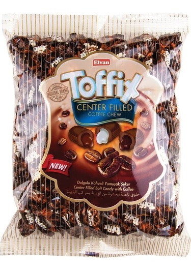 Toffix Kahveli Şeker 1000 Gr.  (1 Paket)