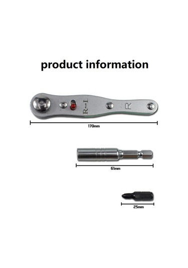 Leasetake 12 Adet Taşınabilir Çift Yönlü Cırcır Tornavida Seti Çok Amaçlı Tornavida Seti Taşınabilir Cırcır El Aletleri