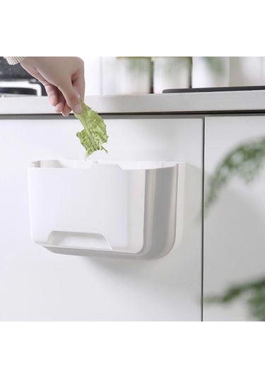 Ezere Portatif Katlanabilir Askılı Sihirli Ev Araç Çöp Kutusu R- Pembe