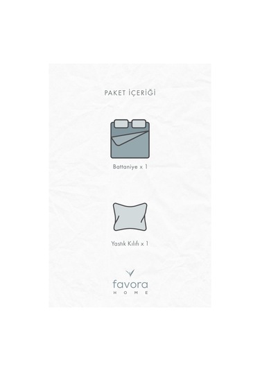 Comforter Tek Kişilik Battaniye Seti - Haki