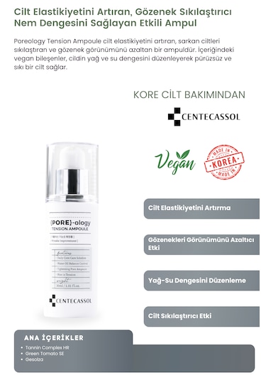 Centecassol Gözenek Sıkılaştırıcı Ampul Serum 30 ML