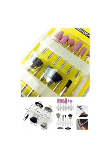 Kalıpcı Mini Taşlama Zımpara Seti Gravür Seti Matkap Ucu Parlatma Parlatıcı Başlıklar Ahşap Oyma