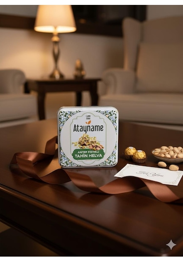 Atayname Antep Fıstıklı Helva 400 G Teneke