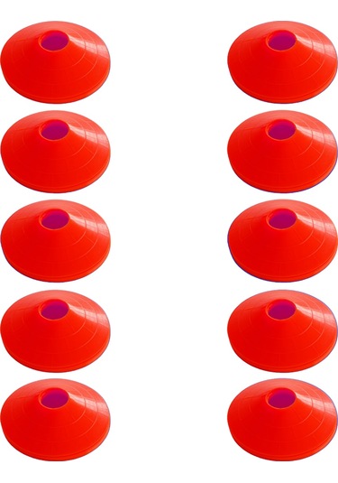 Antrenman Çanağı 10'lu Set Kırmızı