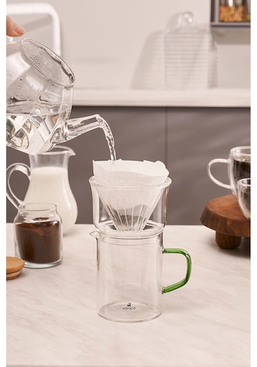 Karaca Draco Borosilikat Cam Kahve Demleme Ekipmanı 450 ml