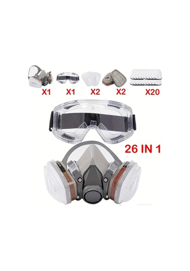 Willowhaven Sku 6200-16in1 Yeniden Kullanılabilir 16in1 Yüz Maskesi Kaynak Parlama Koruma