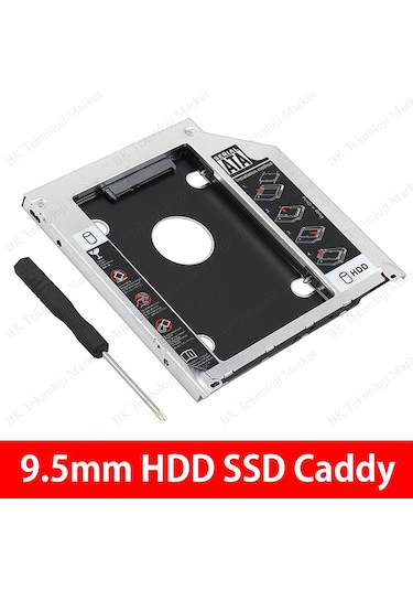 9.5Mm Sata 3.0 2.5 İnch Notebook Hdd Ssd Caddy Kızak Kutu