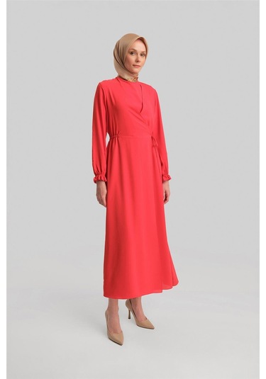 Armine Anvelop Elbise Ort9230 Kırmızı-kırmızı Kırmızı