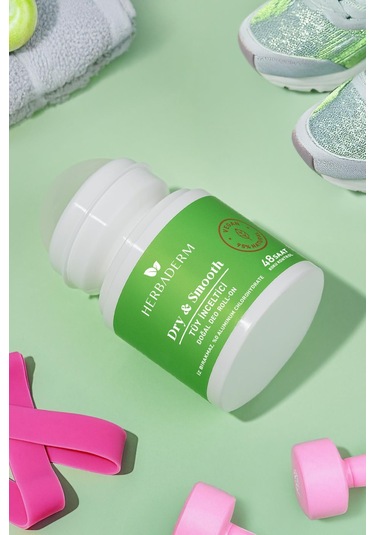 Herbaderm Dry & Smooth Tüy İnceltı̇cı̇ Doğal Roll-On Deodorant 50 ML