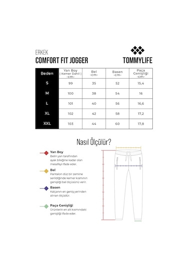 Tommy Life Barnes Siyah Erkek Eşofman Alt - 84951 Siyah