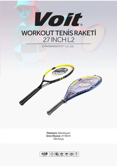 Voıt Workout Tenis Raketi 27 Inch L2 Fosfor