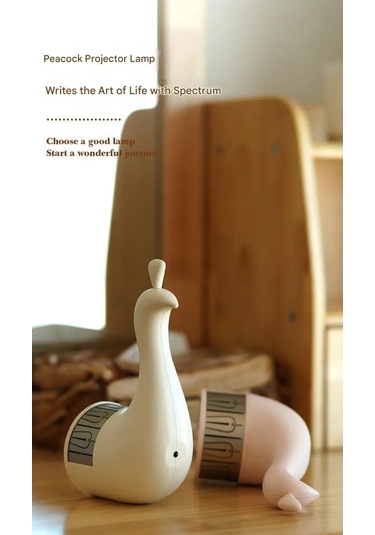 Süslü Tavuskuşu Projektör Lambası Uzaktan Kumandalı Yedi Renk 2 Çok Renkli