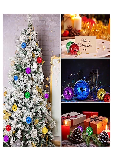 15 Parça Yılbaşı Ağacı 3 Mt Led Top Süsleme Seti, Kar Spreyli
