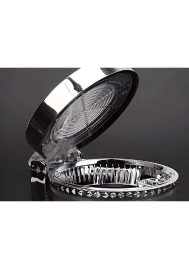 Rgb Işıklı Kapaklı Araç İçi Kokusuz Küllük Bardaklık Uyumlu Led Aydınlatmalı Kül Tablası