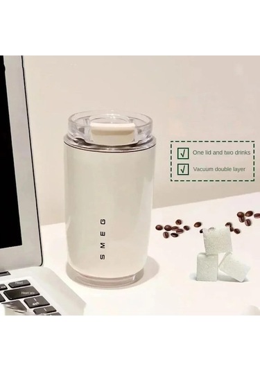 Didadodo Suntek Yalıtımlı Termos Bardak, Kapsülü İçin Özellikle Beyaz