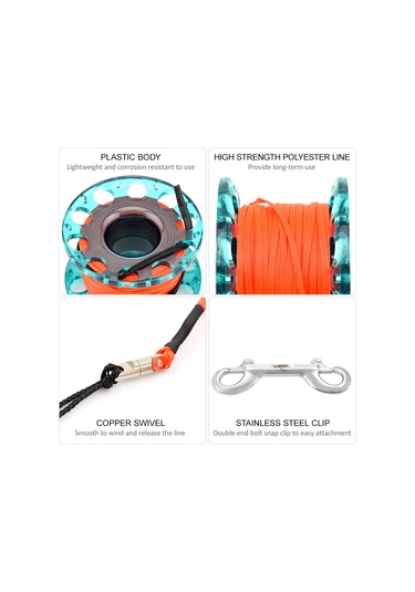 Vkemall 15 Metre Plastik İp Bobini Fxl-951p + İki Uçlu Kanca - Pembe Pembe